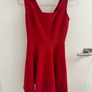 Lulu's Vibrant Red Mini Dress